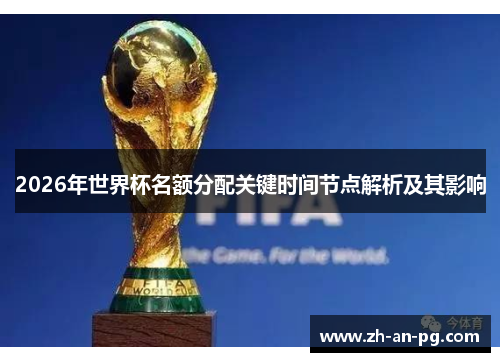 2026年世界杯名额分配关键时间节点解析及其影响